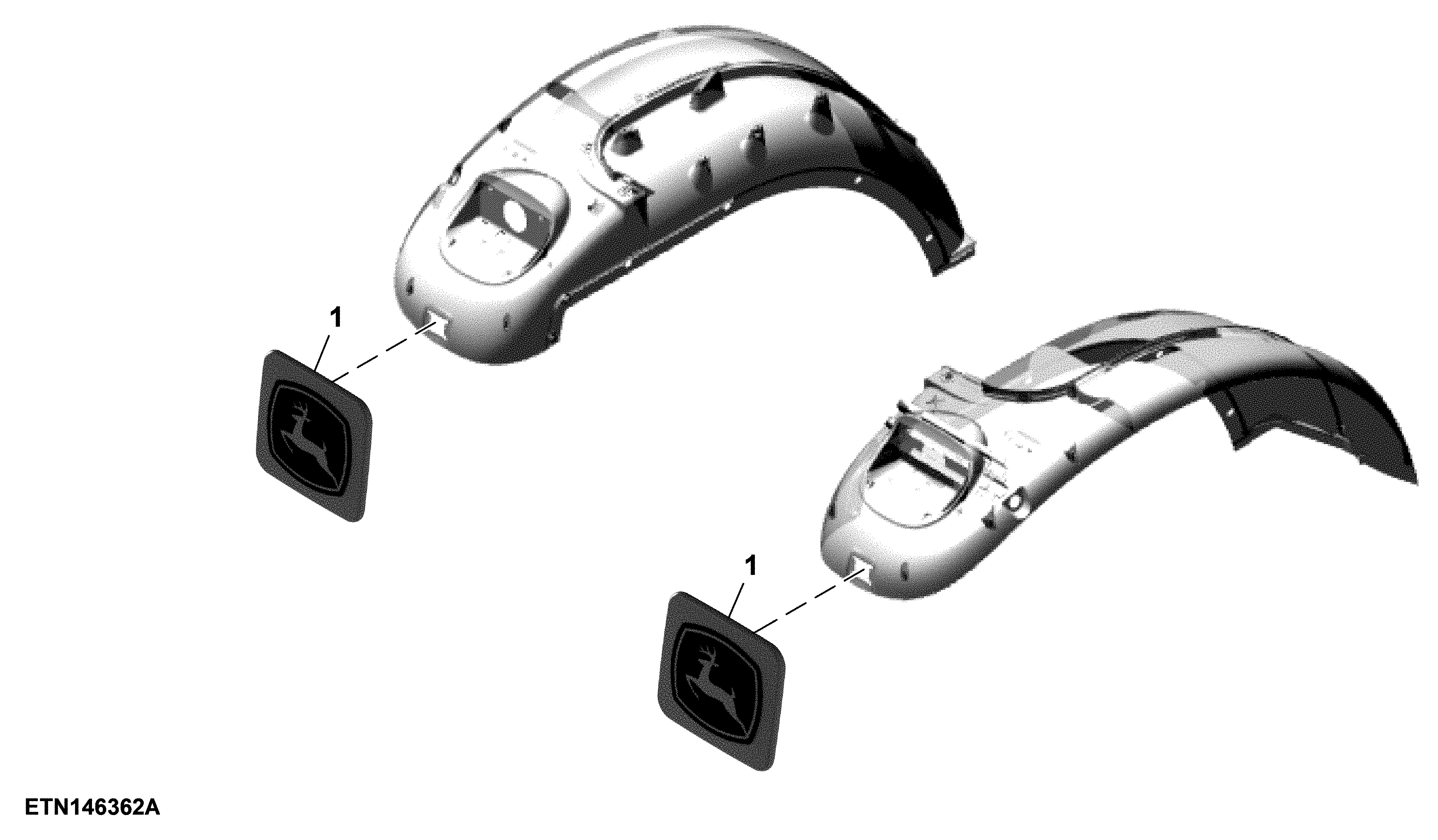Plug, Rear Fender, W/O Hitch Control Switch