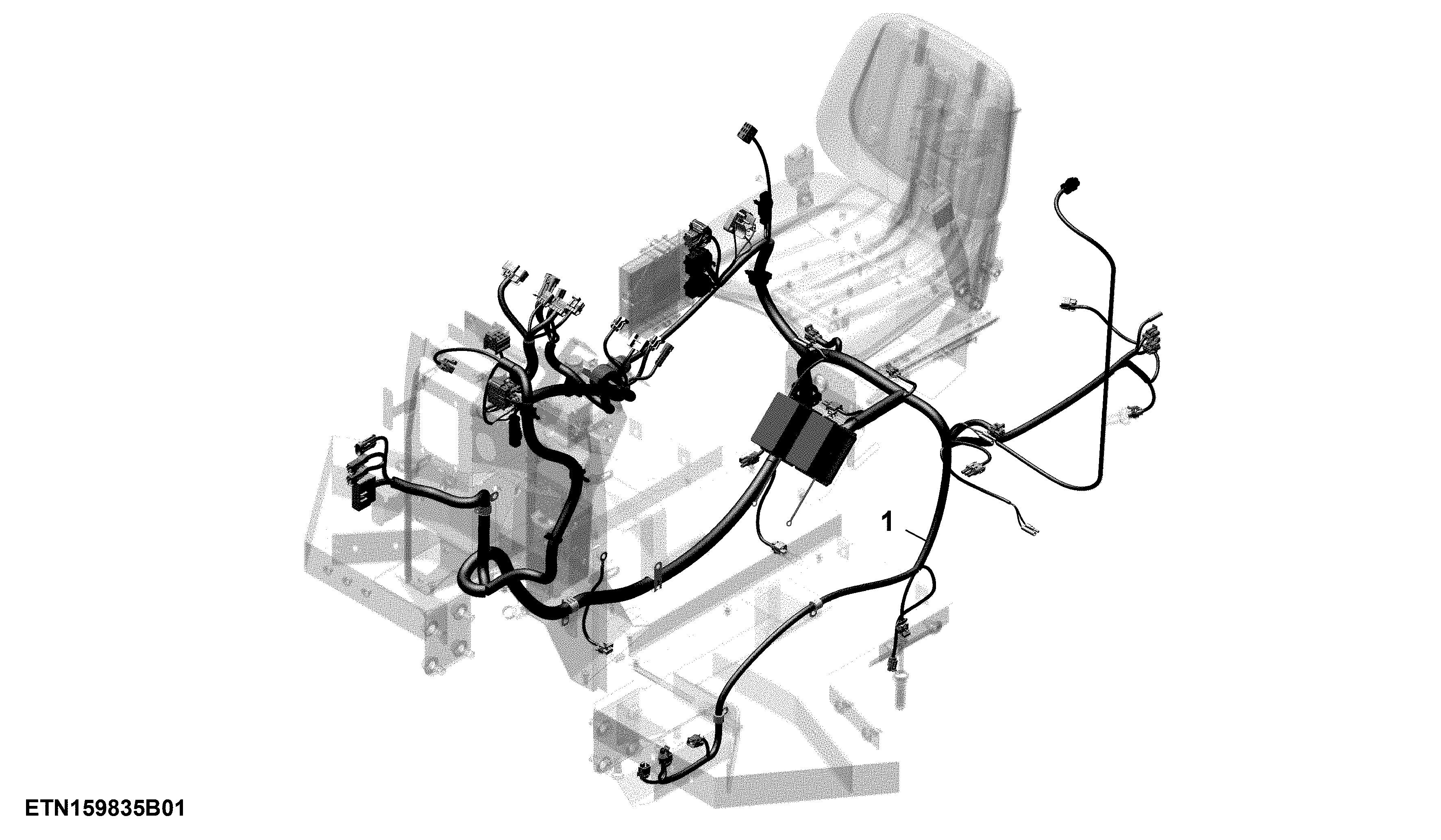 Main Wiring Harness, PowrReverser™, OOS (1/6)