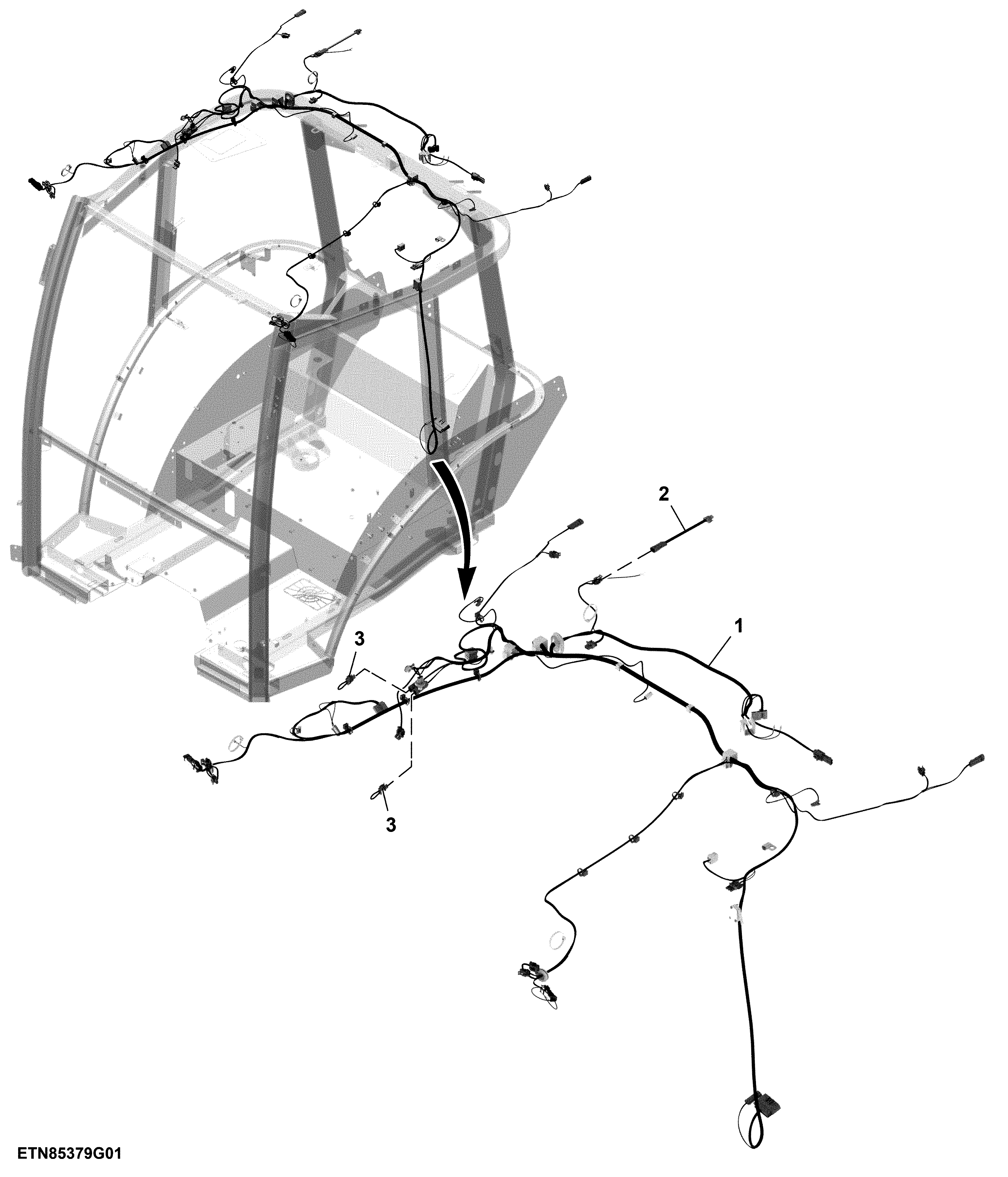 Roof Wiring Harness (1/4)