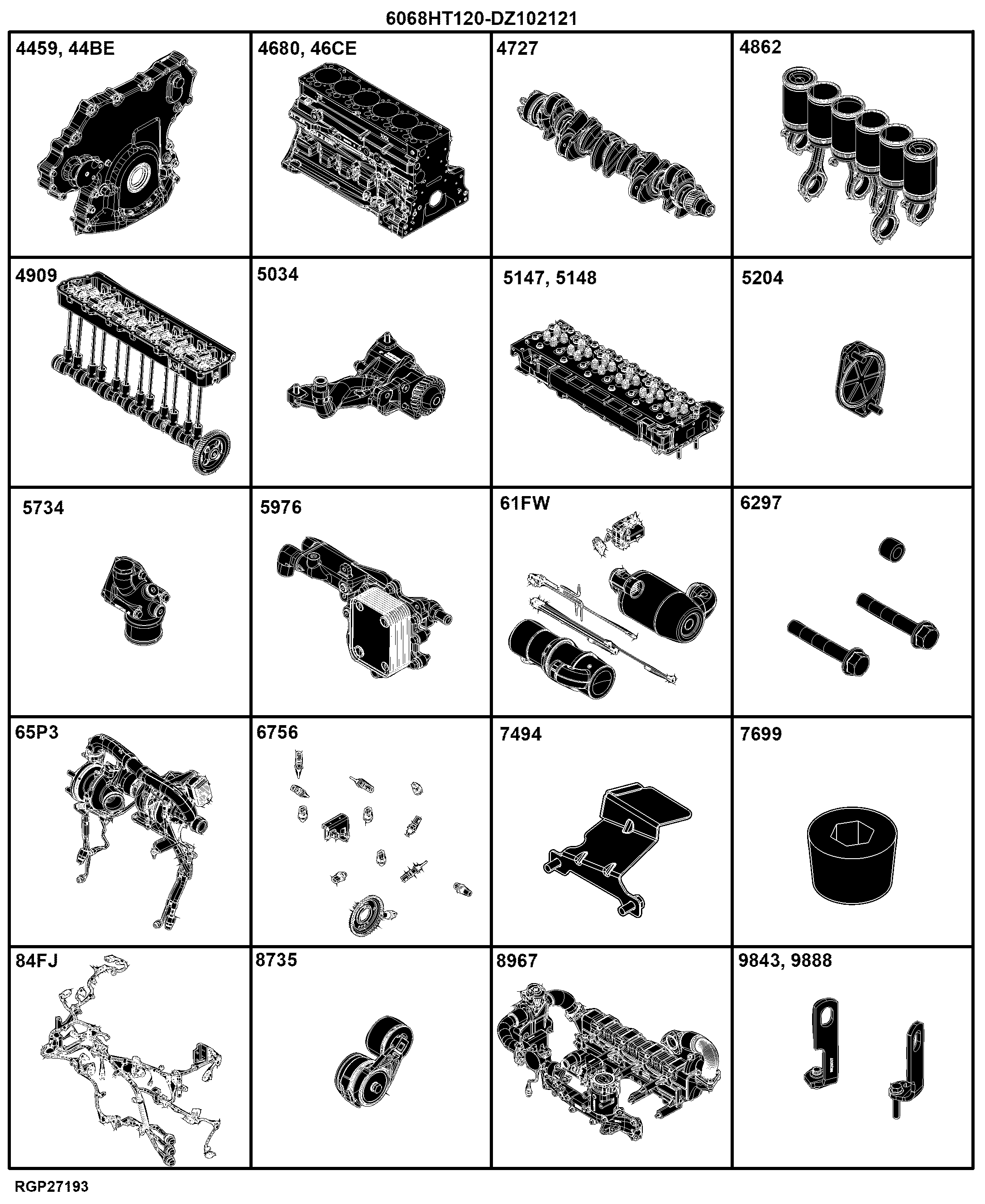 04B Engine 6068HT120-DZ102121