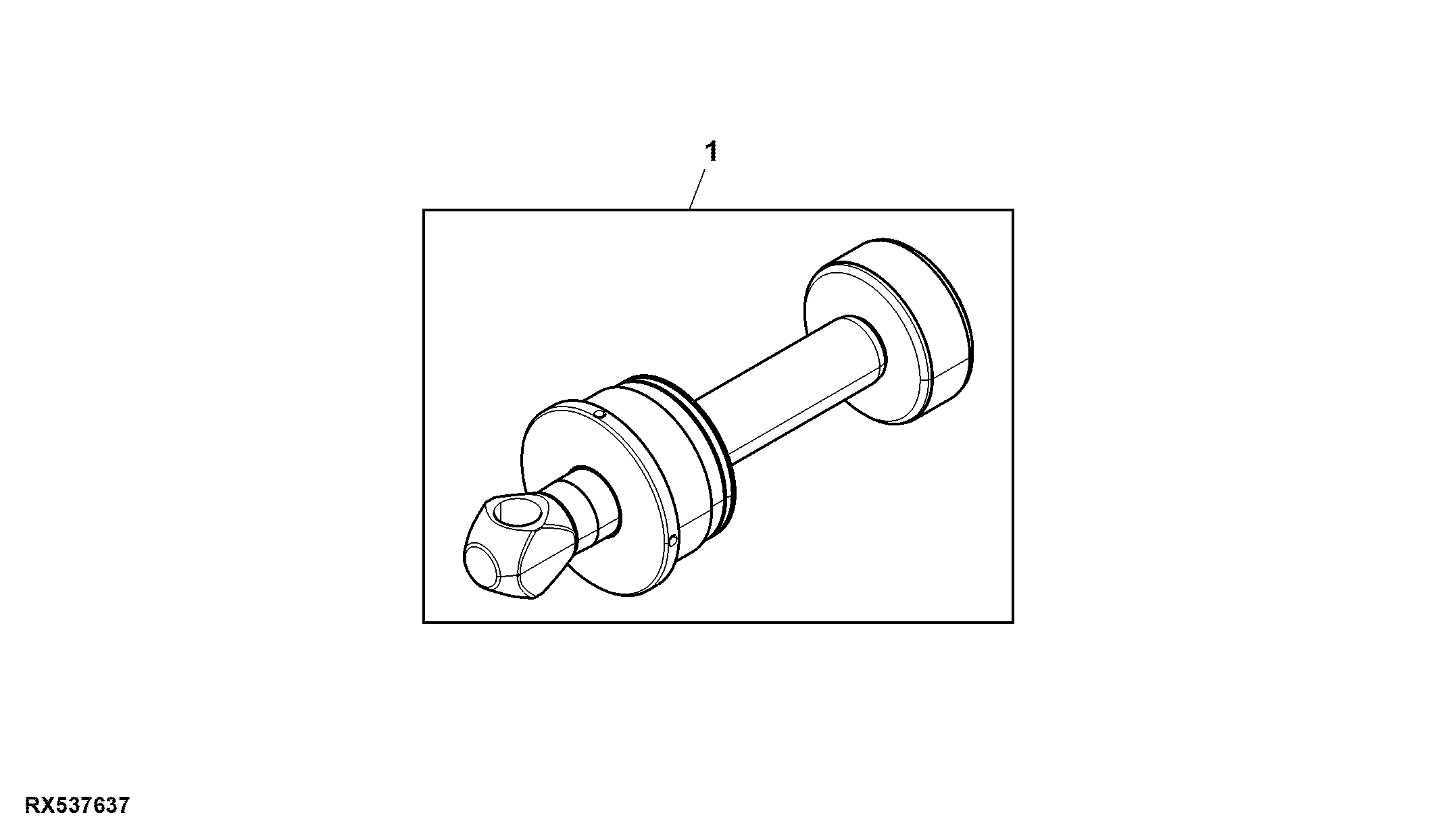 Hydraulic Center Yoke Link End, Category 4, Attachment