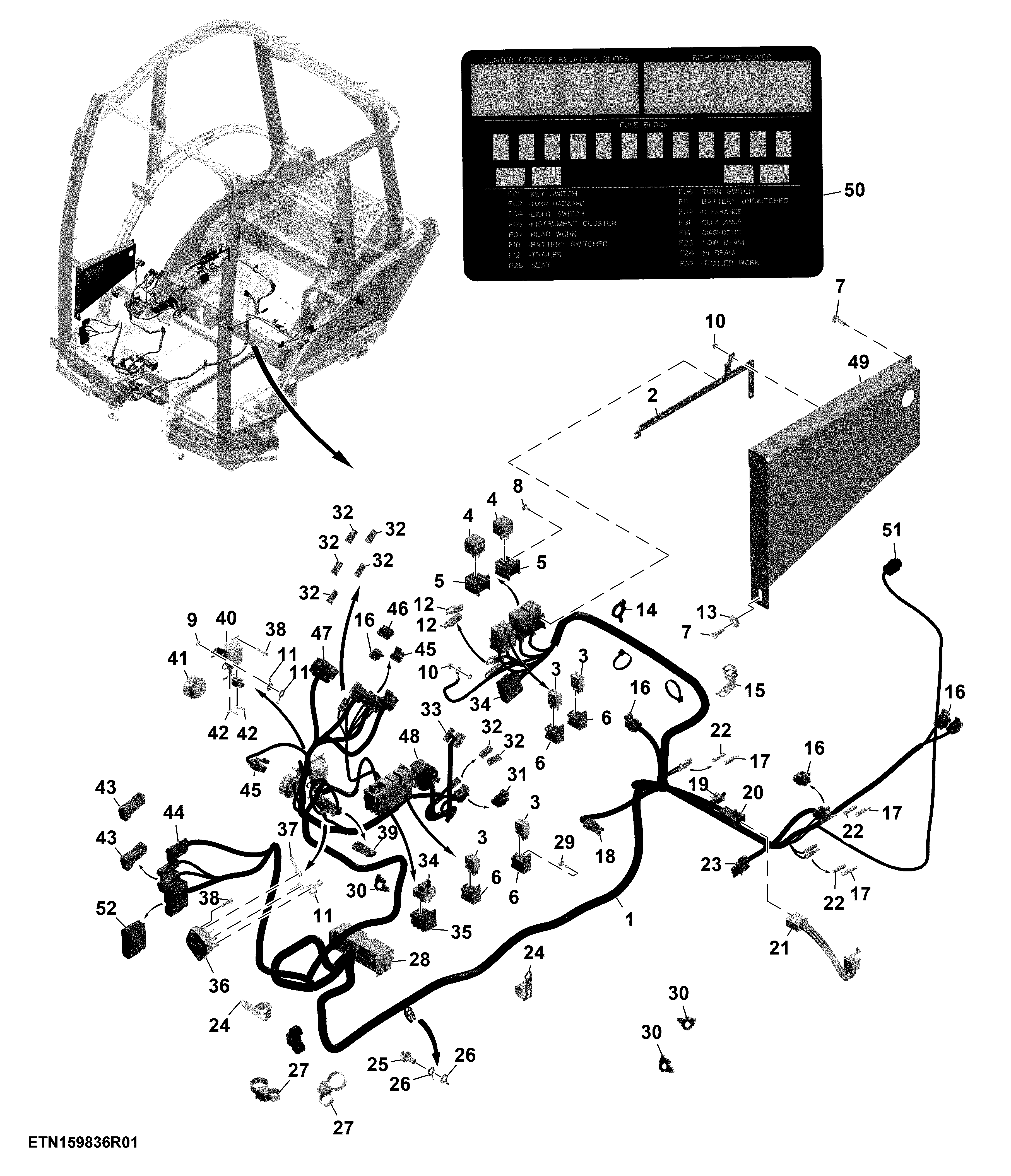 Main Wiring Harness, SyncShuttle™, OOS (2/2)
