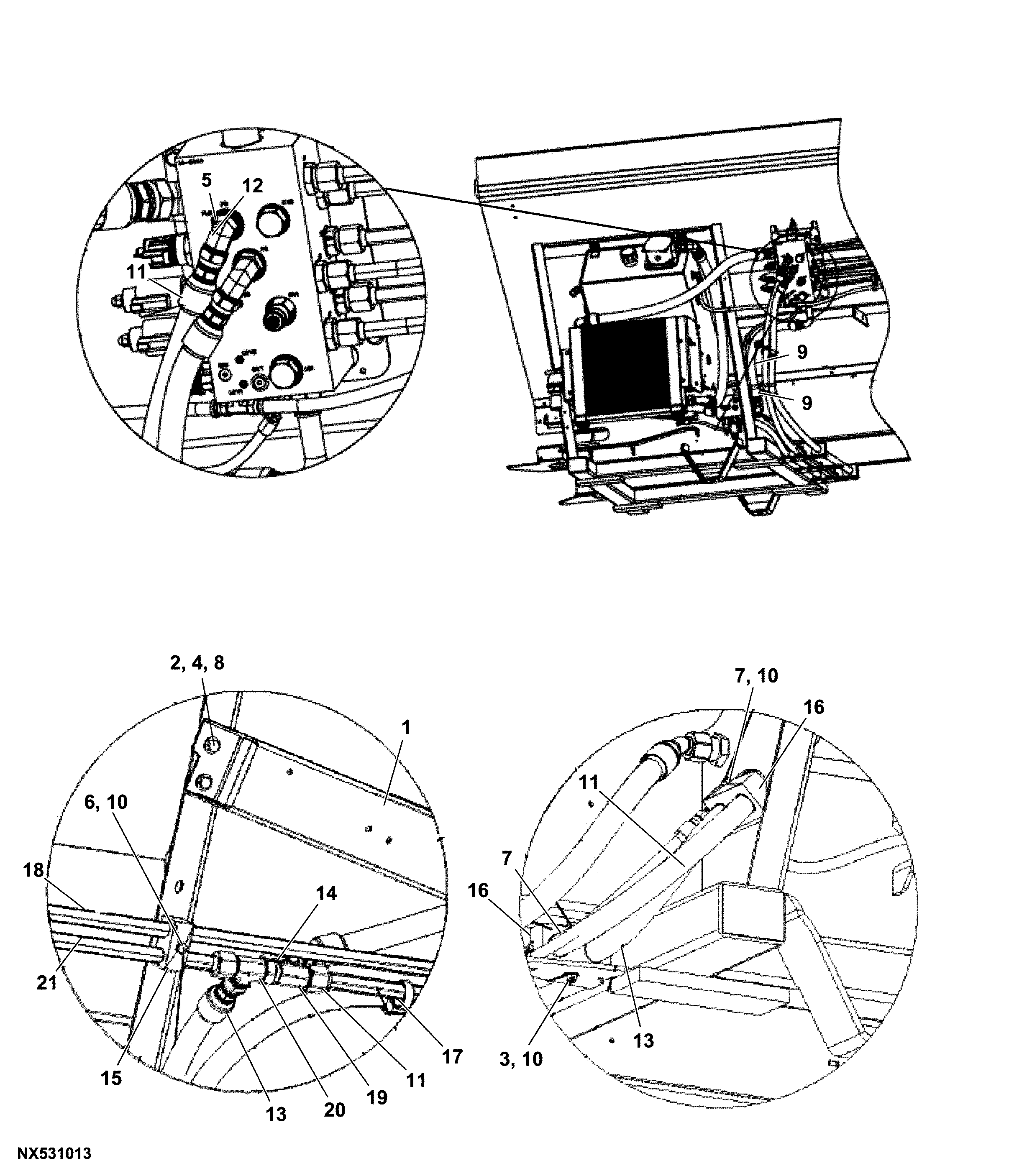High Performance MultApplier Hydraulic Hoses and Valve (1 of 2)